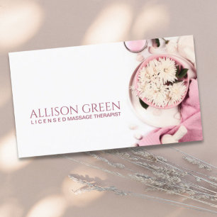 Beauty Salon SPA Aromatherapy Massage Salon Business Card