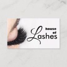 Beauty Salon Spa Lashes Brows Business Card