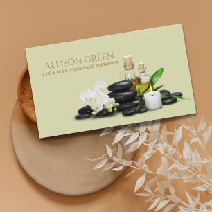 Beauty Salon SPA Massage Salon Aromatherapy Business Card