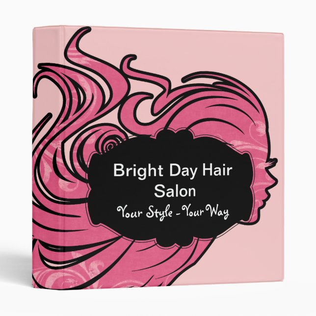 Beauty Salon Style Binder (Front/Spine)