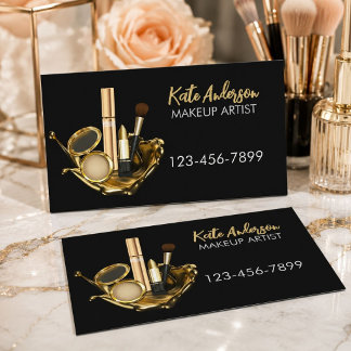 Beauty Salon Stylist Makeup Artist Cosmetologist Business Card