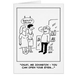 Beauty Salon Surprise Cards