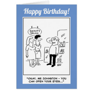 Beauty Salon Surprise Cards