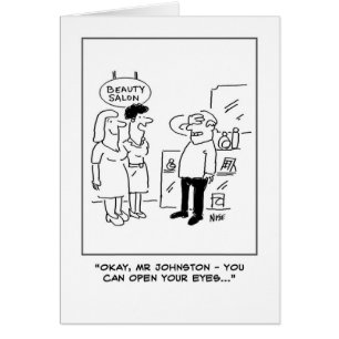 Beauty Salon Surprise Cards