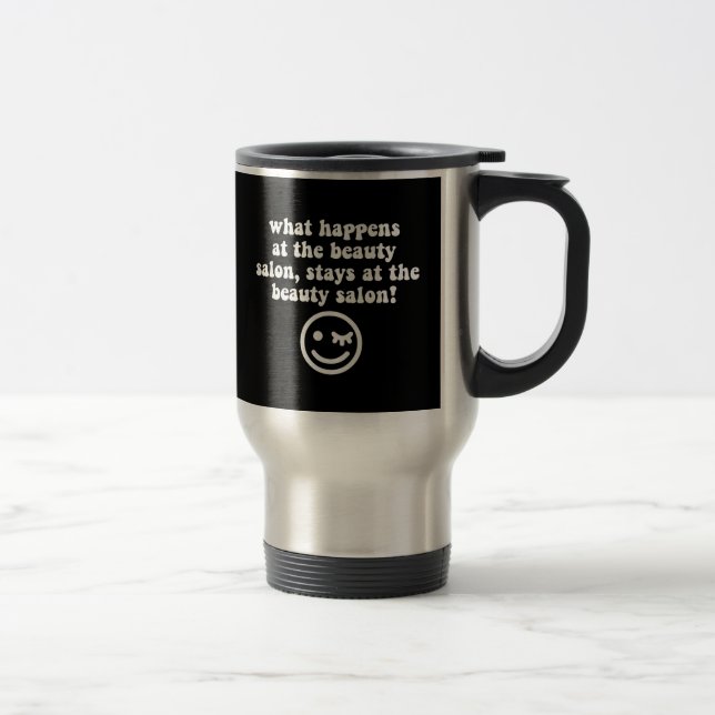 Beauty salon travel mug (Right)