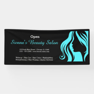 Beauty Salon (turquoise) Banner