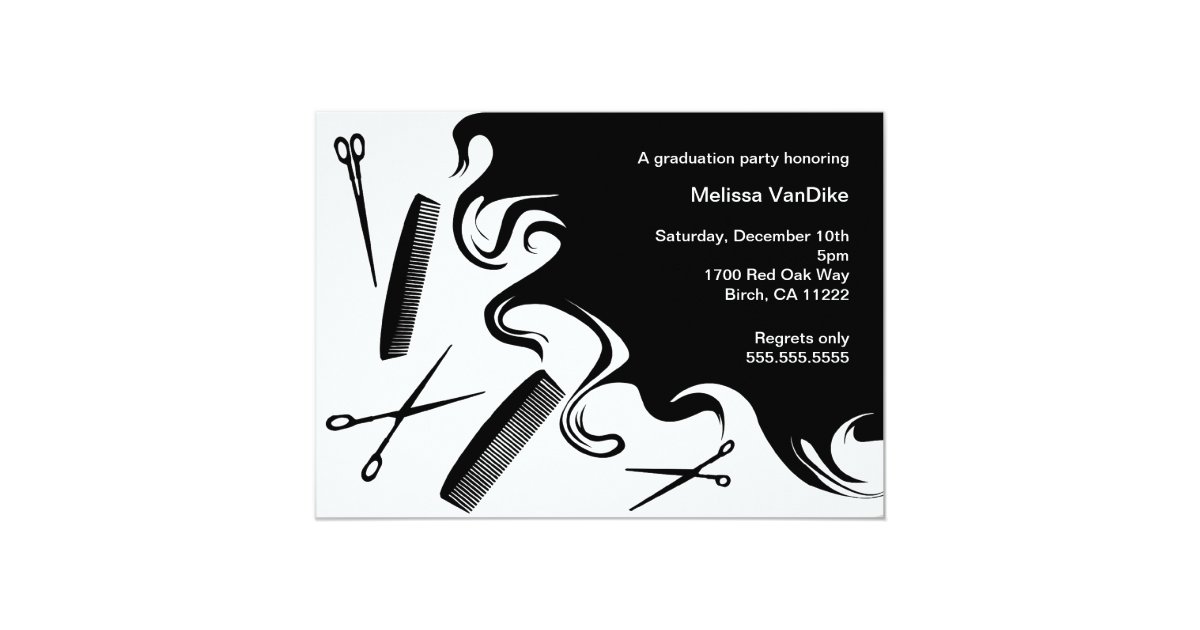 Cosmetology Graduation Invitations 7