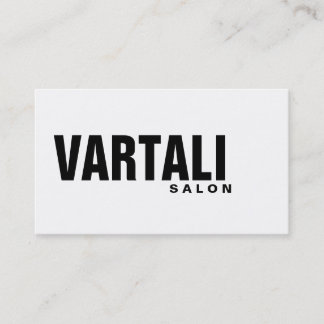 Beauty Service Plain Business Card