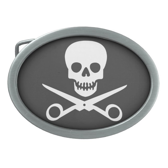Beauty Shop Pirate_01 Belt Buckle (Front)