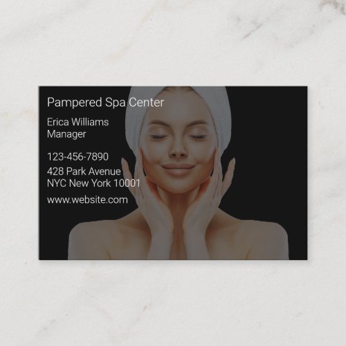 Beauty Skin Care Business Cards