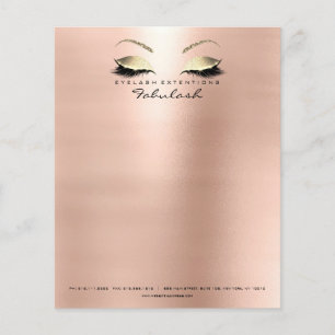 Beauty Skinny Lashes Makeup Stylist Eyebrows Flyer