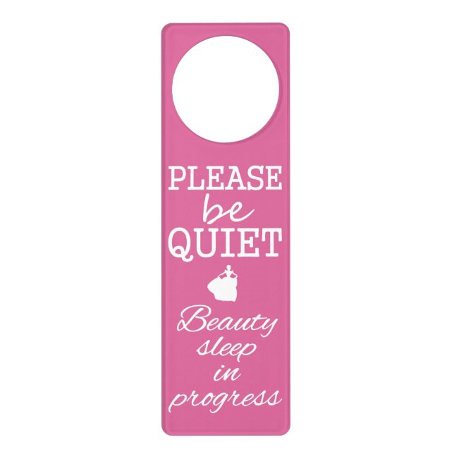 Beauty Sleep Princess door hanging Hanger (Front)
