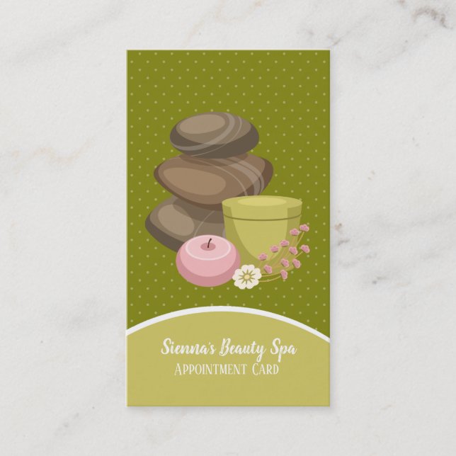 Beauty spa - Appointment card (Front)