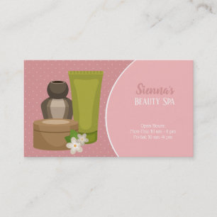 Beauty Spa Salon Business Card