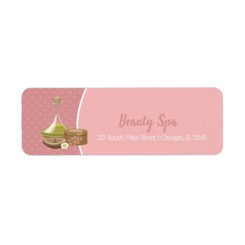 Beauty spa salon label