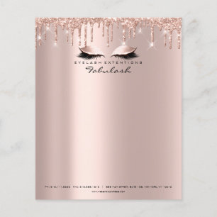 Beauty Sparkly Lashes Makeup Stylist Eyebrows Flyer