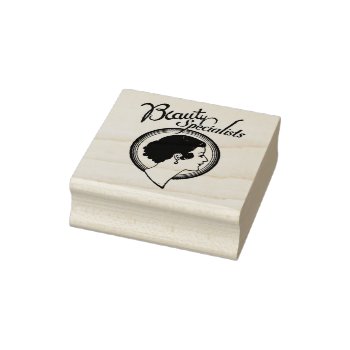 Beauty Specialist Rubber Stamp by Youbeaut at Zazzle