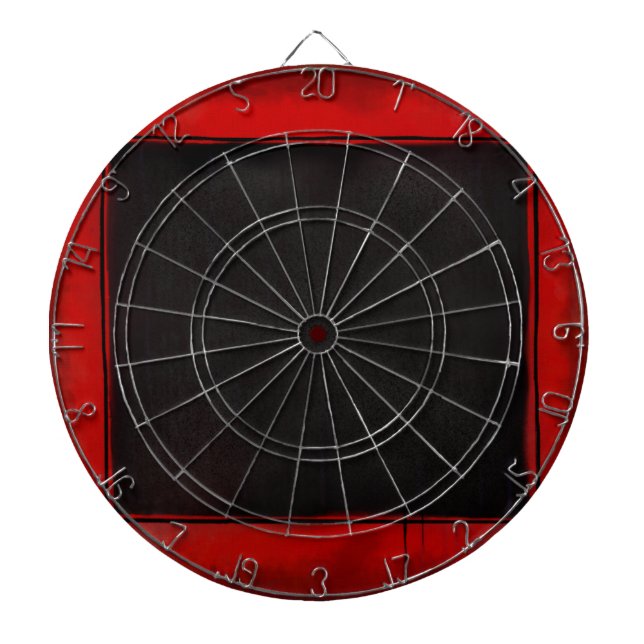 Beauty Squared Dartboard With Darts (Front)