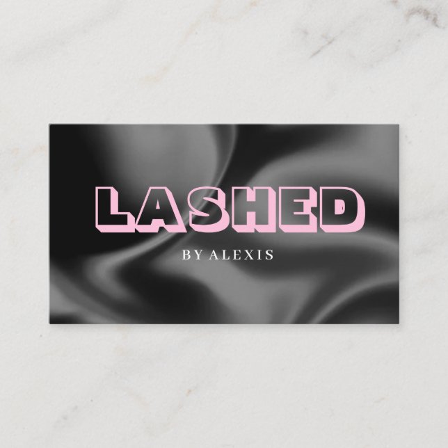 Beauty Studio Lashed Business Card (Front)