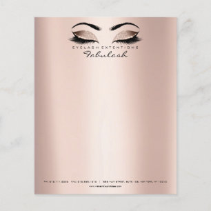 Beauty Studio Lashes Makeup Stylist Artist Flyer
