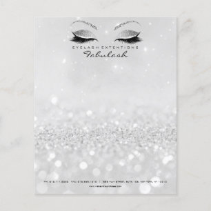 Beauty Studio Lashes Makeup Stylist Silver Gray2 Flyer