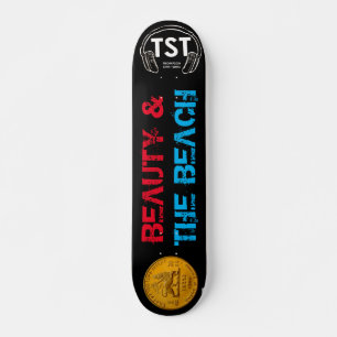 BEAUTY & THE BEACH Skateboard, 7¾" Deck