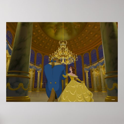 Beauty  The Beast  Beautiful Ballroom Poster