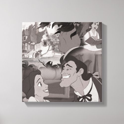 Beauty  The Beast  Belle  Gaston 4 Canvas Print