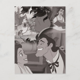 Beauty & The Beast Belle & Gaston Postcard