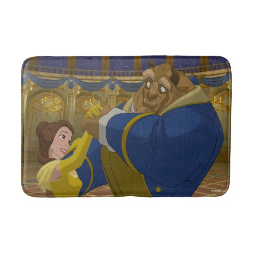 Beauty  The Beast  Belle  The Beast Dancing Bathroom Mat