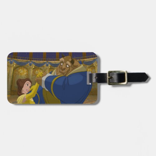 Beauty  The Beast  Belle  The Beast Dancing Luggage Tag
