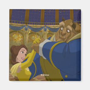 Beauty & The Beast Belle & The Beast Dancing Magnet