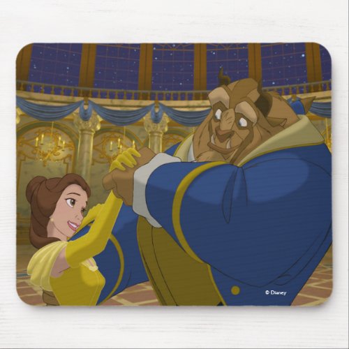 Beauty  The Beast  Belle  The Beast Dancing Mouse Pad