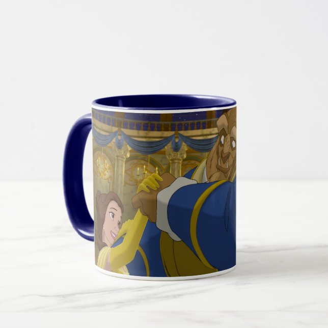 Beauty & The Beast | Belle & The Beast Dancing Mug (Front Left)