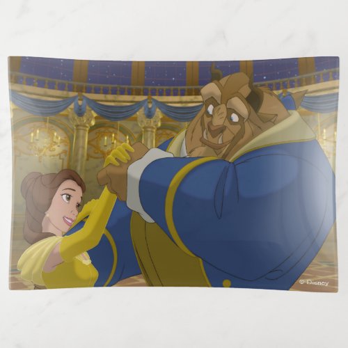 Beauty  The Beast  Belle  The Beast Dancing Trinket Tray