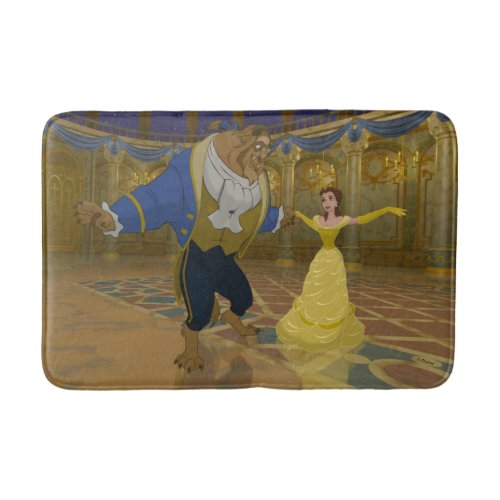 Beauty  The Beast  Dancing in the Ballroom Bathroom Mat