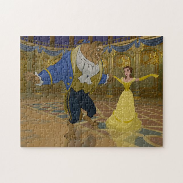 Beauty & The Beast | Dancing in the Ballroom Jigsaw Puzzle (Horizontal)