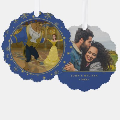 Beauty &amp; The Beast | Dancing in the Ballroom Ornament Card