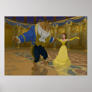 Beauty & The Beast Dancing in the Ballroom Poster