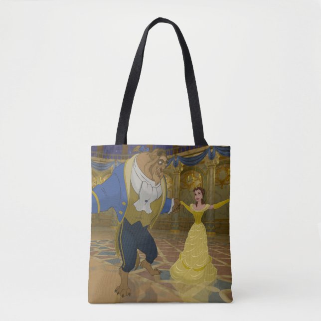 Beauty & The Beast | Dancing in the Ballroom Tote Bag (Front)