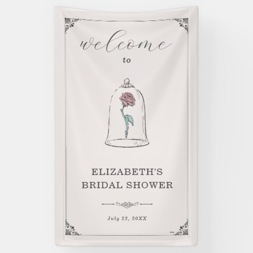 Beauty  the Beast Enchanted Bridal Shower Welcome Banner