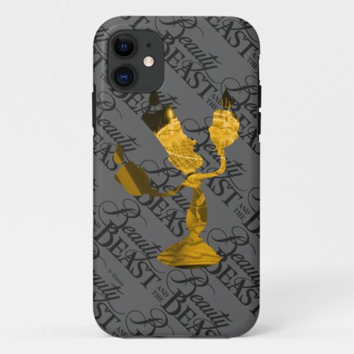 Beauty  The Beast  Lumire Silhouette iPhone 11 Case