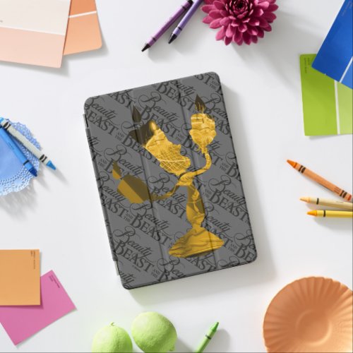 Beauty  The Beast  Lumire Silhouette iPad Air Cover