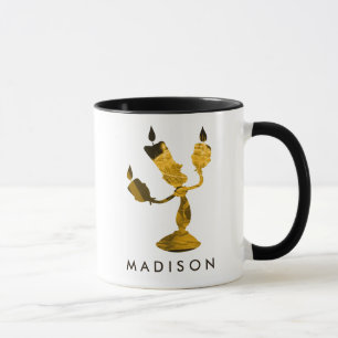 Beauty & The Beast Lumière Silhouette Mug