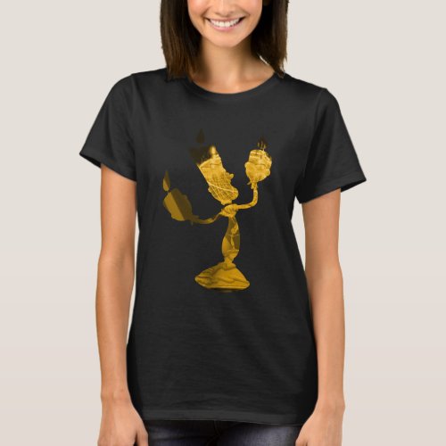 Beauty  The Beast  Lumire Silhouette T_Shirt