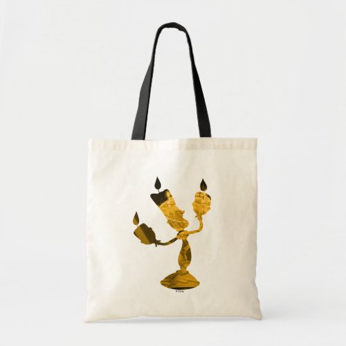 Beauty  The Beast  Lumire Silhouette Tote Bag