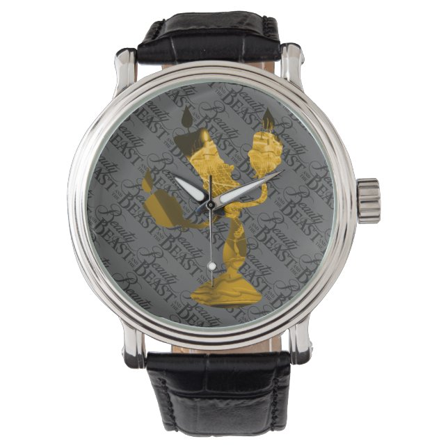 Beauty & The Beast | Lumière Silhouette Watch (Front)