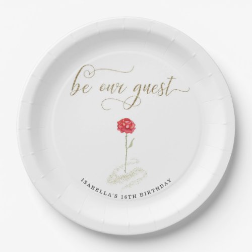 Beauty  the Beast Paper Napkins Paper Plates