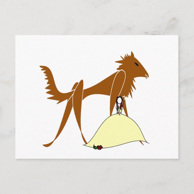 Beauty & the Beast Postcard (Front)