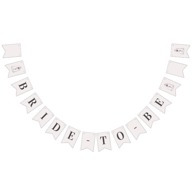 Beauty & the Beast Rose | Bride to Be Bunting Flags (All)